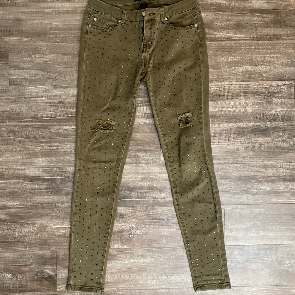 Studded Green jeans